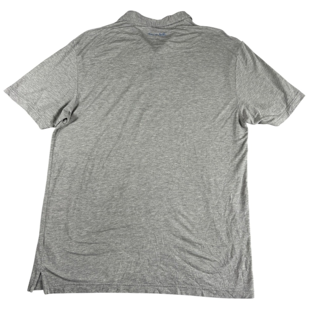 Travis Mathew Polo Shirt Mens XL Gray Golf Lightweight Premium Performance Work - Picture 2 of 7